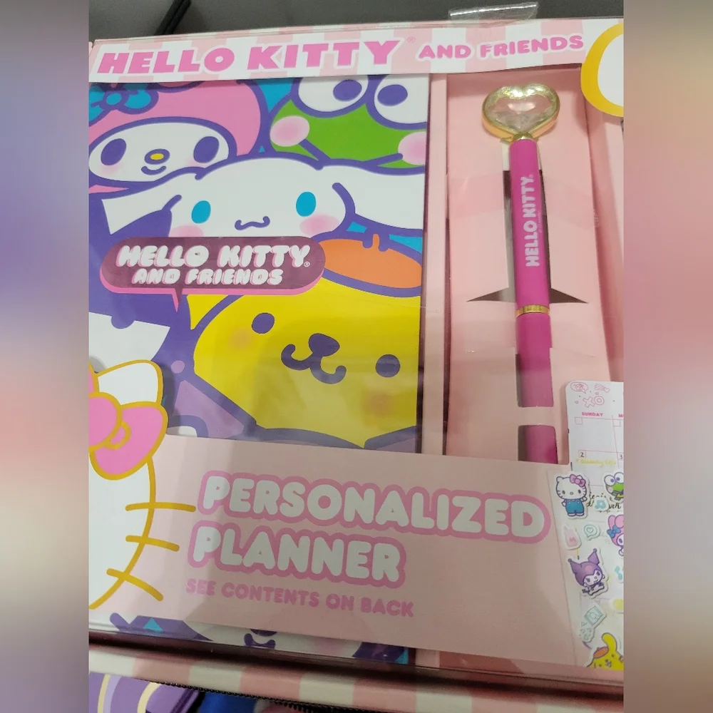 New In Box Hello kitty decorative Personalized calendar planner Notebook